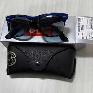 Ray-Ban Black and Blue Sunglasses rb2240